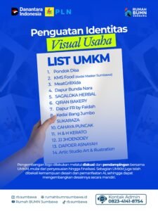Pelatihan Identitas Visual UMKM Rumah BUMN Sumbawa