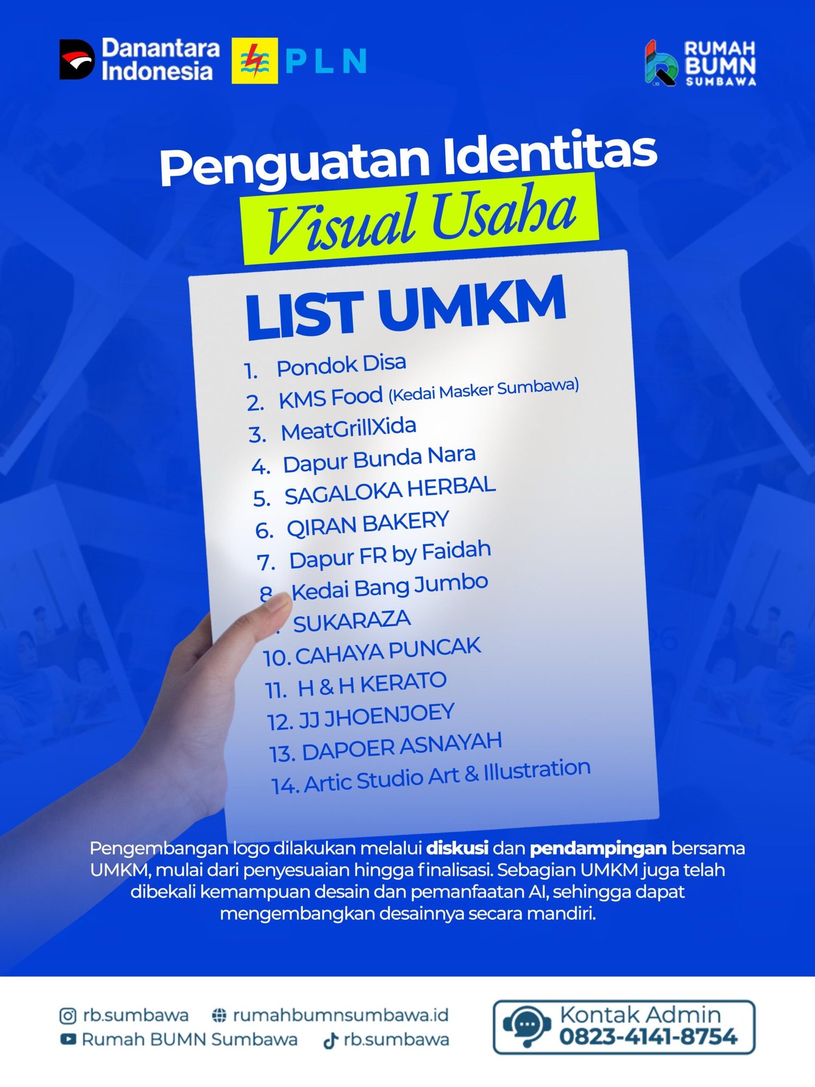 Pelatihan Identitas Visual UMKM Rumah BUMN Sumbawa